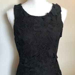 ASTR Floral Black Mini Dress